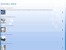 Tablet Screenshot of noemiashop.blogspot.com