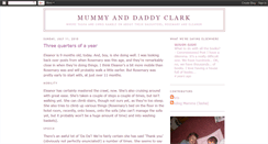 Desktop Screenshot of mummyanddaddyclark.blogspot.com