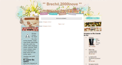 Desktop Screenshot of brecho2000inove.blogspot.com