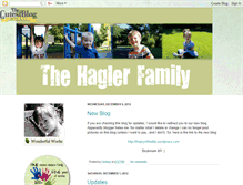 Tablet Screenshot of hagler-family.blogspot.com