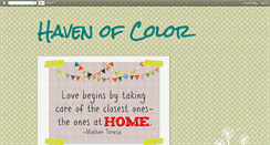 Desktop Screenshot of havenofcolor.blogspot.com