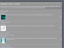 Tablet Screenshot of jemmacaseyartist.blogspot.com