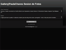 Tablet Screenshot of paulachaves-gallery2.blogspot.com