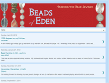 Tablet Screenshot of beadsofeden.blogspot.com