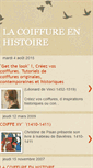 Mobile Screenshot of lacoiffureenhistoire.blogspot.com