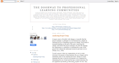 Desktop Screenshot of myprofessionallearningcommunities.blogspot.com