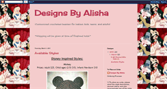 Desktop Screenshot of designsbyalisha.blogspot.com