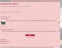 Tablet Screenshot of designsbyalisha.blogspot.com