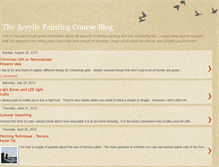 Tablet Screenshot of apaintingcourse.blogspot.com