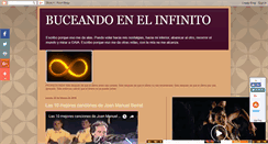 Desktop Screenshot of buceandoenelinfinito.blogspot.com