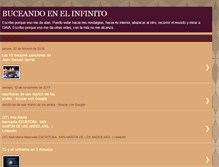 Tablet Screenshot of buceandoenelinfinito.blogspot.com