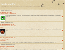Tablet Screenshot of createandcut.blogspot.com