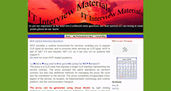 Desktop Screenshot of itinterview.blogspot.com