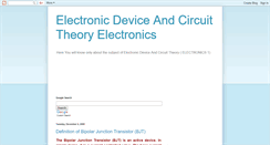 Desktop Screenshot of electronics-ckt.blogspot.com