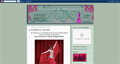 Desktop Screenshot of concursobellydance.blogspot.com