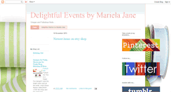 Desktop Screenshot of delightfulevents.blogspot.com