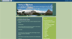 Desktop Screenshot of destiny-in-your-hands.blogspot.com