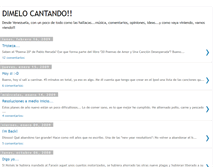 Tablet Screenshot of dimelocantando.blogspot.com
