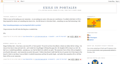 Desktop Screenshot of exileinportales.blogspot.com