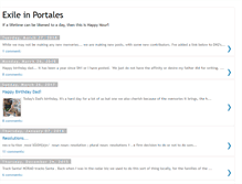 Tablet Screenshot of exileinportales.blogspot.com