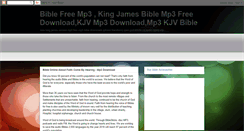 Desktop Screenshot of biblefreemp3.blogspot.com