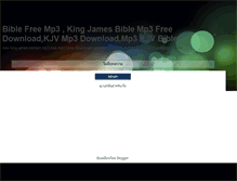 Tablet Screenshot of biblefreemp3.blogspot.com