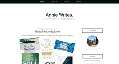 Desktop Screenshot of annieostler.blogspot.com