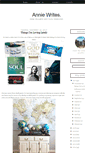 Mobile Screenshot of annieostler.blogspot.com