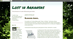 Desktop Screenshot of lostinarkansas.blogspot.com