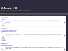 Tablet Screenshot of molecularhub.blogspot.com