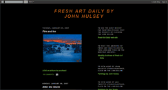 Desktop Screenshot of freshartdaily.blogspot.com