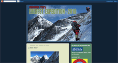 Desktop Screenshot of mteverest2010.blogspot.com