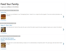Tablet Screenshot of feedyourfamily.blogspot.com