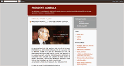 Desktop Screenshot of presidentmontilla.blogspot.com