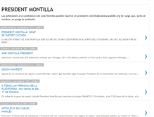 Tablet Screenshot of presidentmontilla.blogspot.com