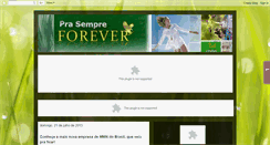 Desktop Screenshot of prasempreforever.blogspot.com