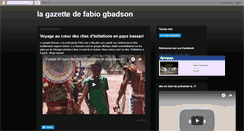 Desktop Screenshot of gazettedefabio.blogspot.com