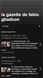 Mobile Screenshot of gazettedefabio.blogspot.com