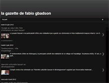 Tablet Screenshot of gazettedefabio.blogspot.com