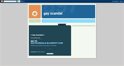Desktop Screenshot of gayscandal.blogspot.com