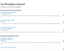 Tablet Screenshot of losprotegidoses.blogspot.com