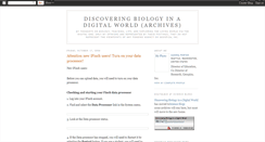 Desktop Screenshot of digitalbio.blogspot.com