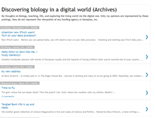 Tablet Screenshot of digitalbio.blogspot.com
