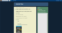 Desktop Screenshot of androidtoyz.blogspot.com