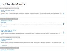 Tablet Screenshot of losroblesdelmonarca.blogspot.com