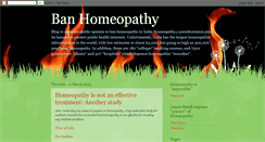 Desktop Screenshot of banhomeopathy.blogspot.com