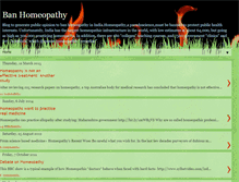 Tablet Screenshot of banhomeopathy.blogspot.com