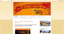 Desktop Screenshot of magiealborgo.blogspot.com