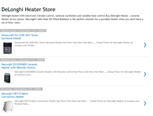 Tablet Screenshot of delonghi-heater.blogspot.com