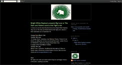 Desktop Screenshot of brightwhiteelephant.blogspot.com